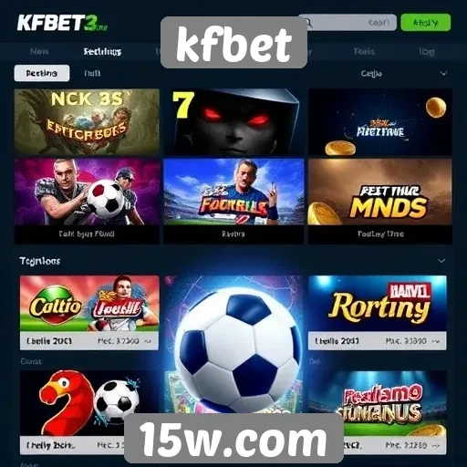 Variedade de jogos oferecidos no kfbet para apostadores
